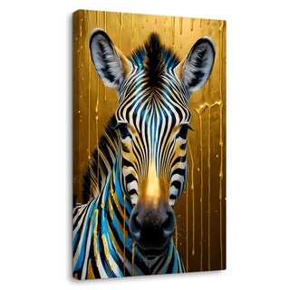 Foto 1 | Cuadro Decorativo Canvas Cebra Color Mistico 60x90