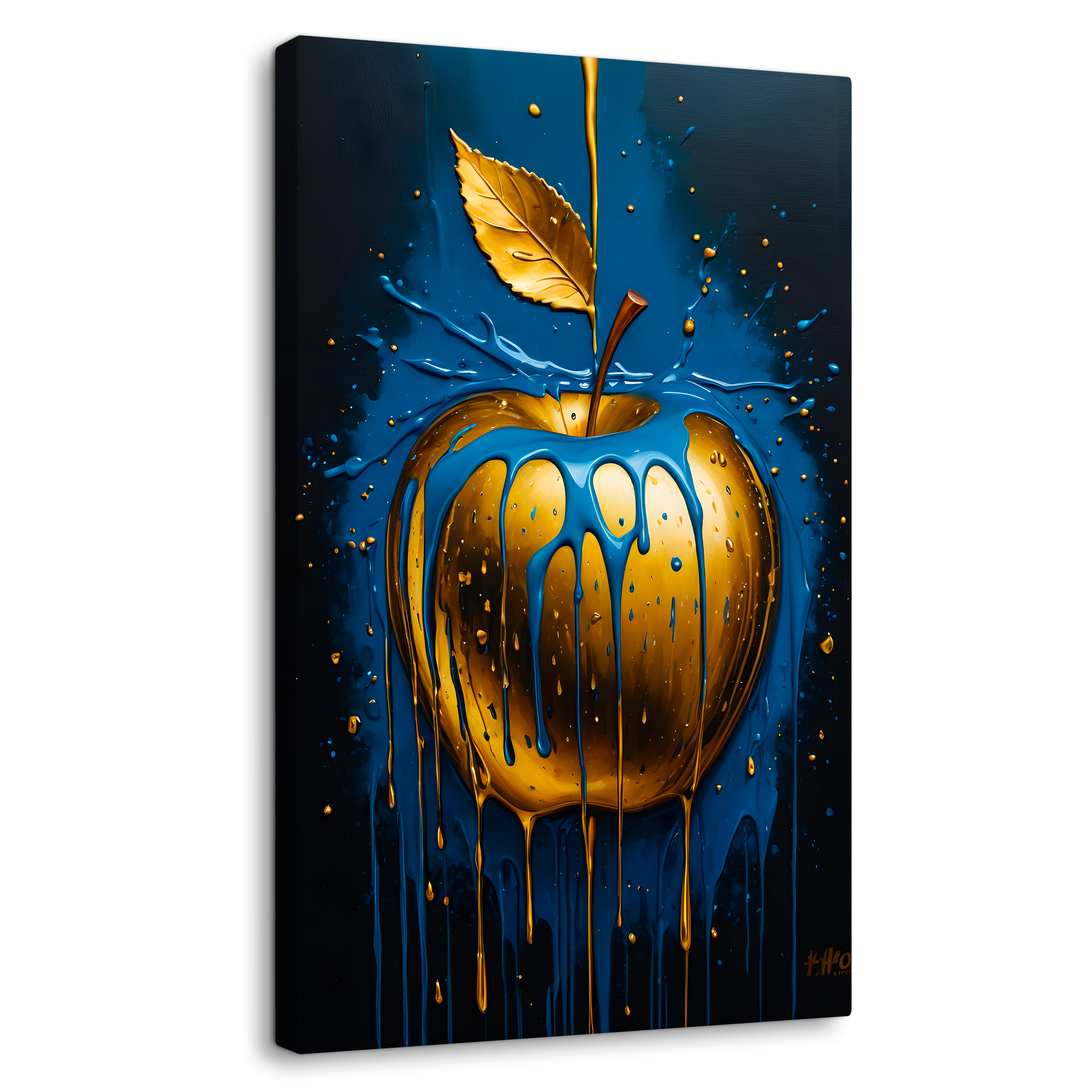 Cuadro Decorativo Canvas Manzana Abstracta 60x90