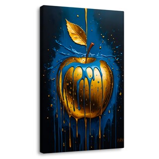 Foto 1 | Cuadro Decorativo Canvas Manzana Abstracta 60x90