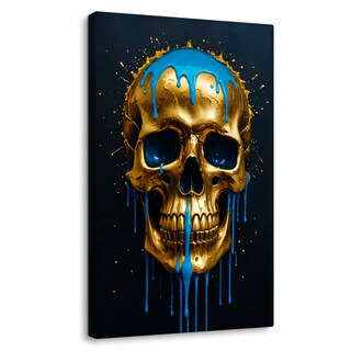 Foto 1 | Cuadro Decorativo Canvas Destellos Dorados 60x90
