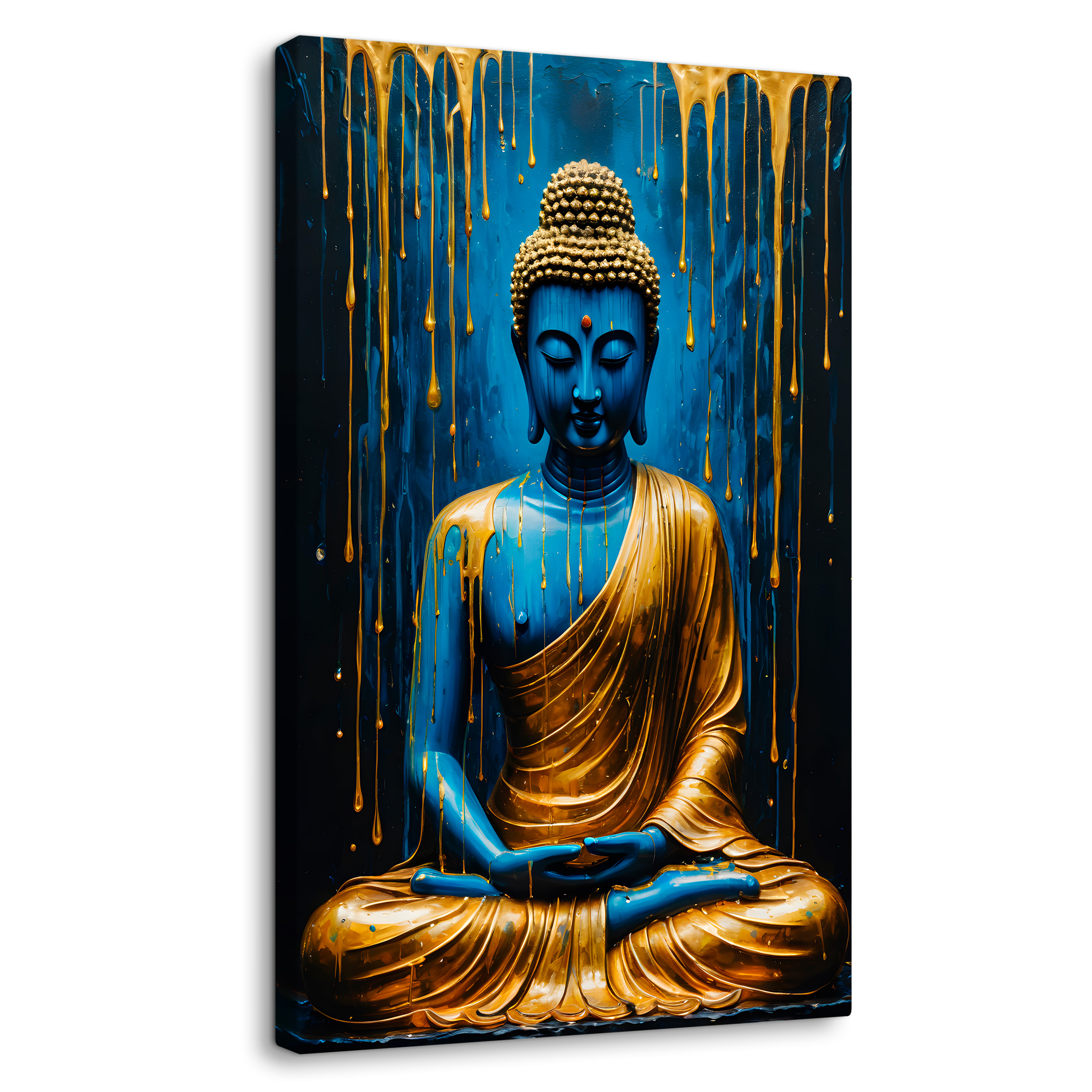 Cuadro Decorativo Canvas Serenidad Dorada 60x90