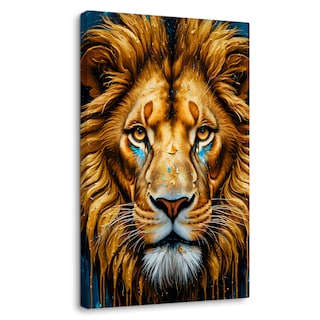 Foto 1 | Cuadro Decorativo Canvas Elegancia Dorada 60x90