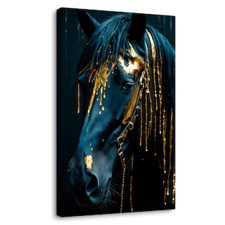 Foto 1 | Cuadro Decorativo Canvas Caballo Abstracto 60x90