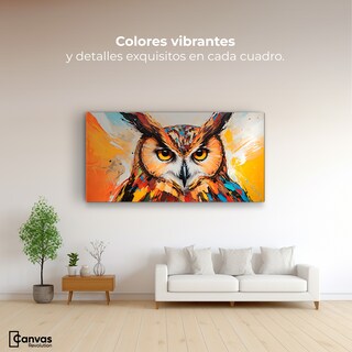 Foto 2 | Cuadro Decorativo Canvas Mirada Vigilante 120x60