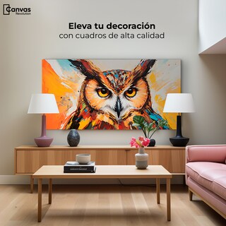 Foto 3 | Cuadro Decorativo Canvas Mirada Vigilante 120x60