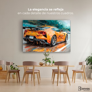 Foto 2 | Cuadro Decorativo Canvas Deportivo Mclaren 90x60