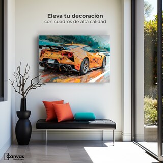 Foto 3 | Cuadro Decorativo Canvas Deportivo Mclaren 90x60