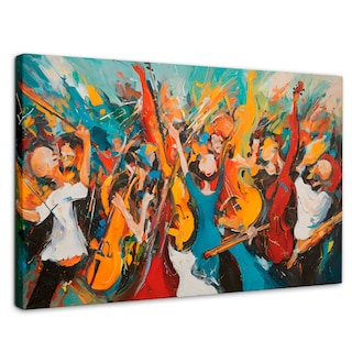 Foto 1 | Cuadro Decorativo Canvas Sinfonía Vibrante 90x60