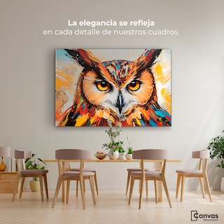 Foto 2 | Cuadro Decorativo Canvas Mirada Vigilante 90x60