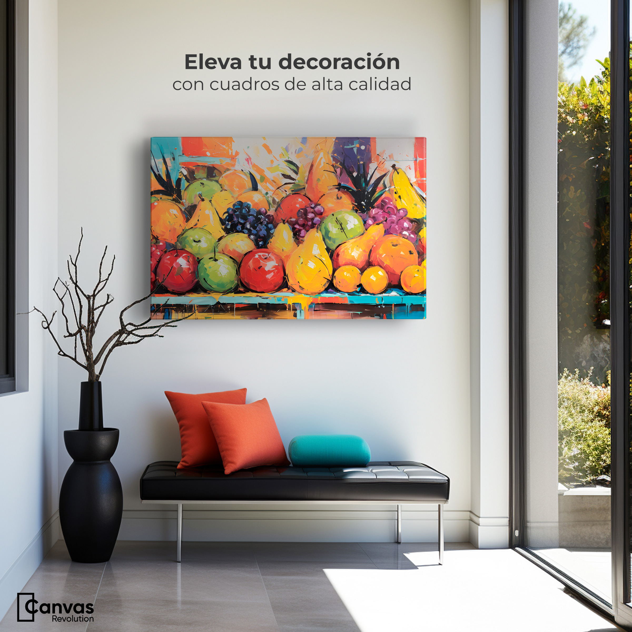 Foto 4 pulgar | Cuadro Decorativo Canvas Variedad Frutal 90x60