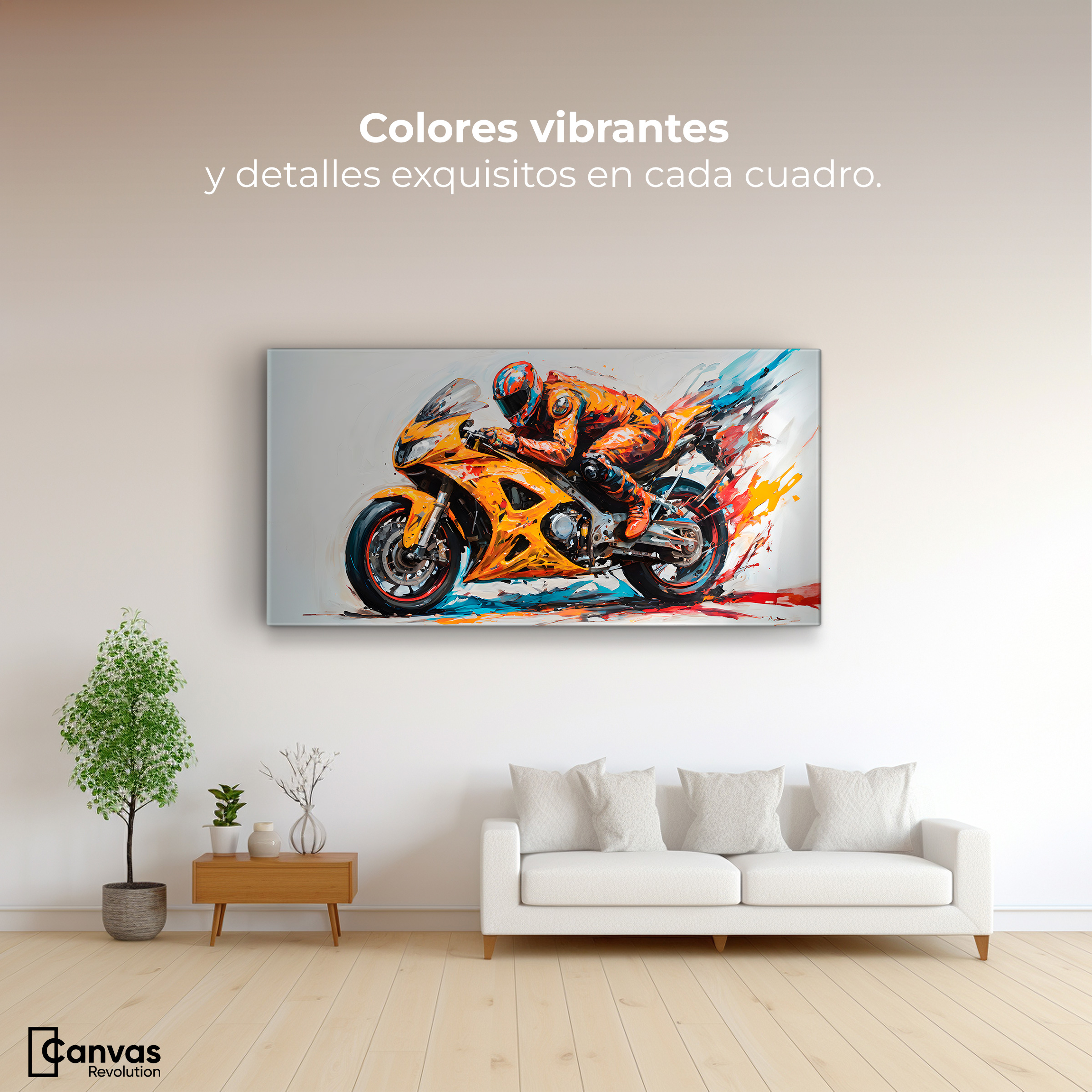 Foto 3 pulgar | Cuadro Decorativo Canvas Cross Colorido 120x60