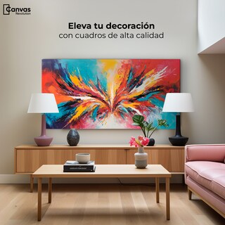 Foto 3 | Cuadro Decorativo Canvas Ave Fénix Surreal 120x60
