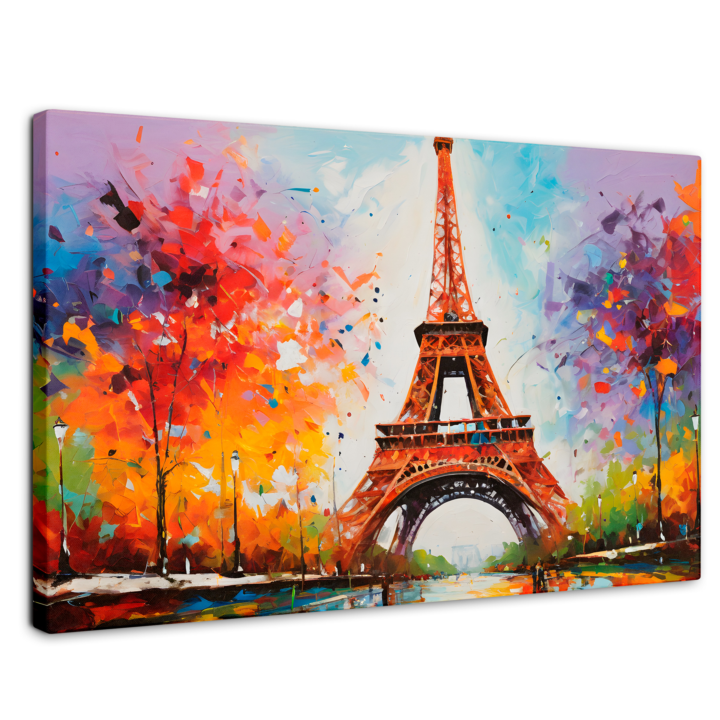 Cuadro Decorativo Canvas Magia Torre Eiffel 90x60