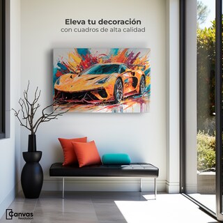 Foto 3 | Cuadro Decorativo Canvas Lotus Deportivo 90x60