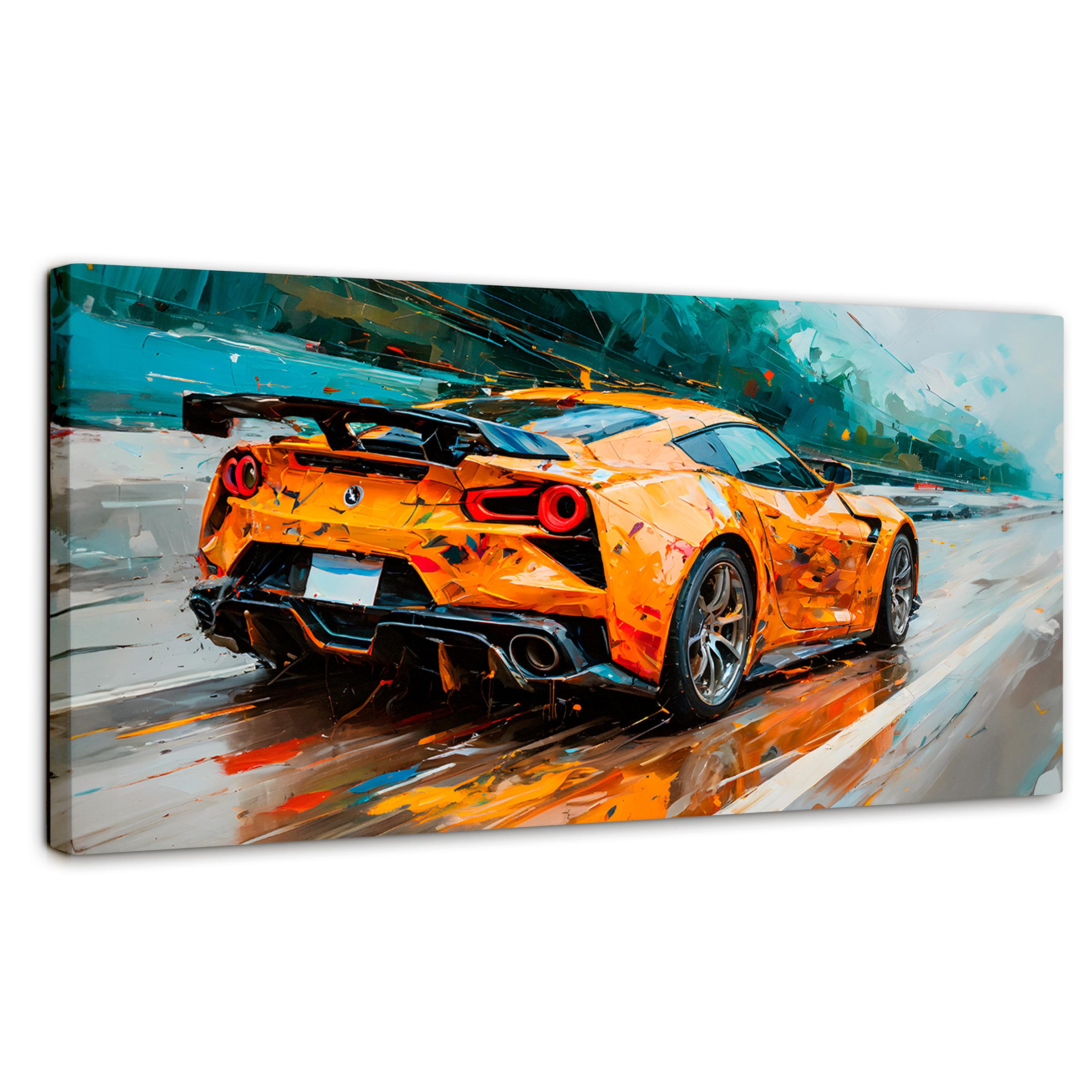 Cuadro Decorativo Canvas Deportivo Mclaren 120x60