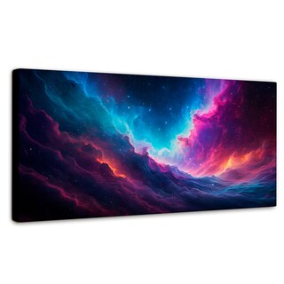 Foto 1 | Cuadro Decorativo Canvas Horizontes Cósmicos 160x80