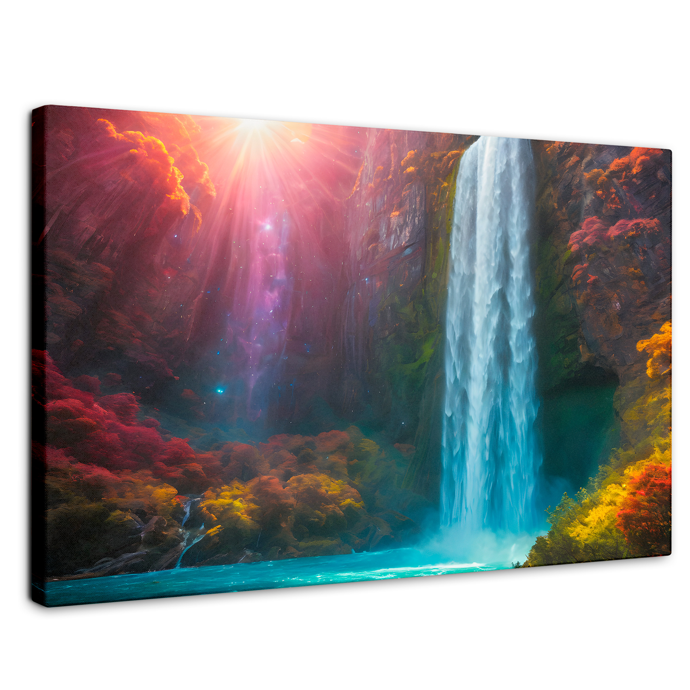 Cuadro Decorativo Canvas Cascada Luminosa 90x60