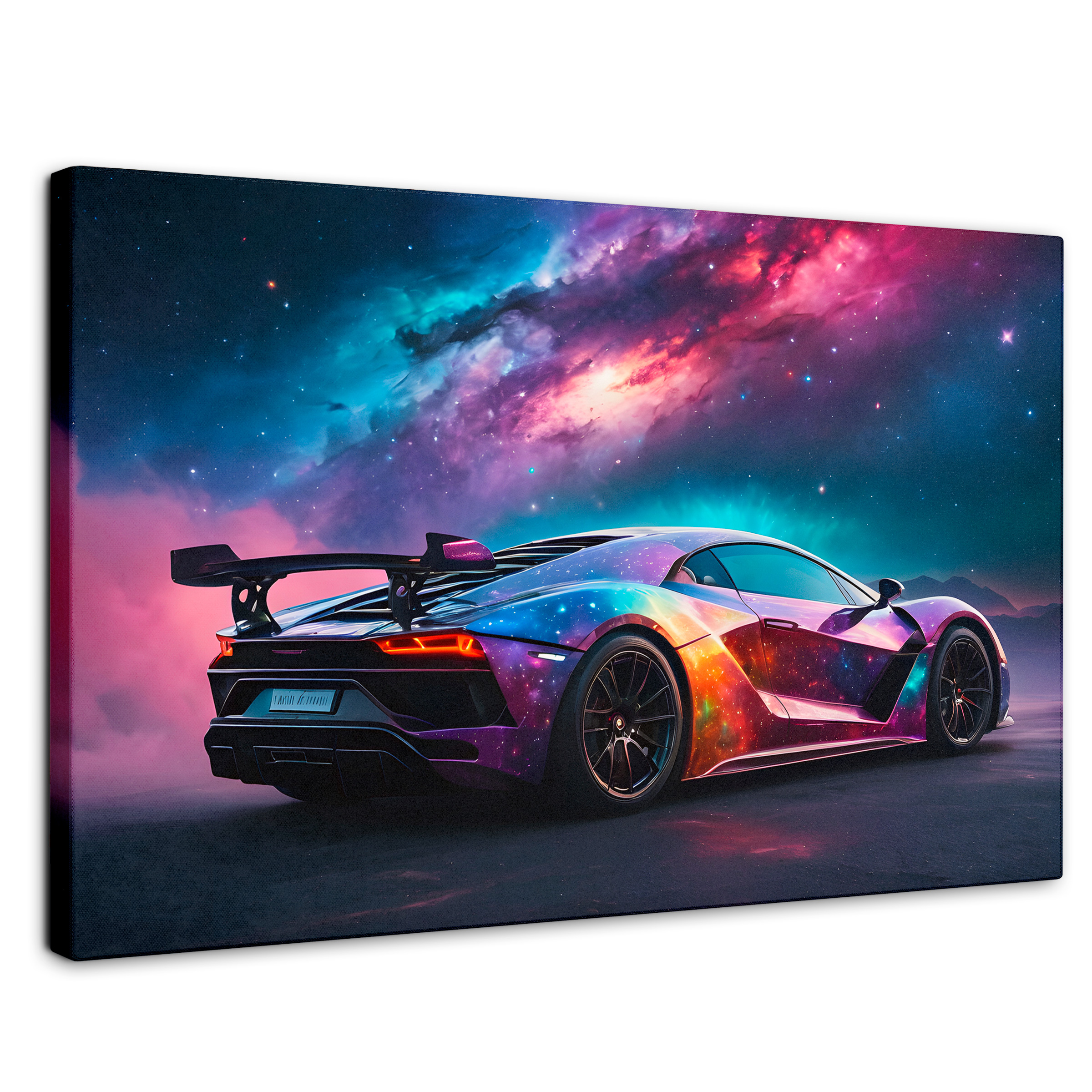 Cuadro Decorativo Canvas Lamborghini Cósmico 90x60