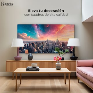 Foto 3 | Cuadro Decorativo Canvas New York Nebuloso 160x80