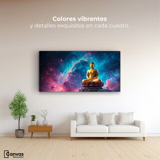 Foto 2 | Cuadro Decorativo Canvas Iluminación Cósmica 160x80