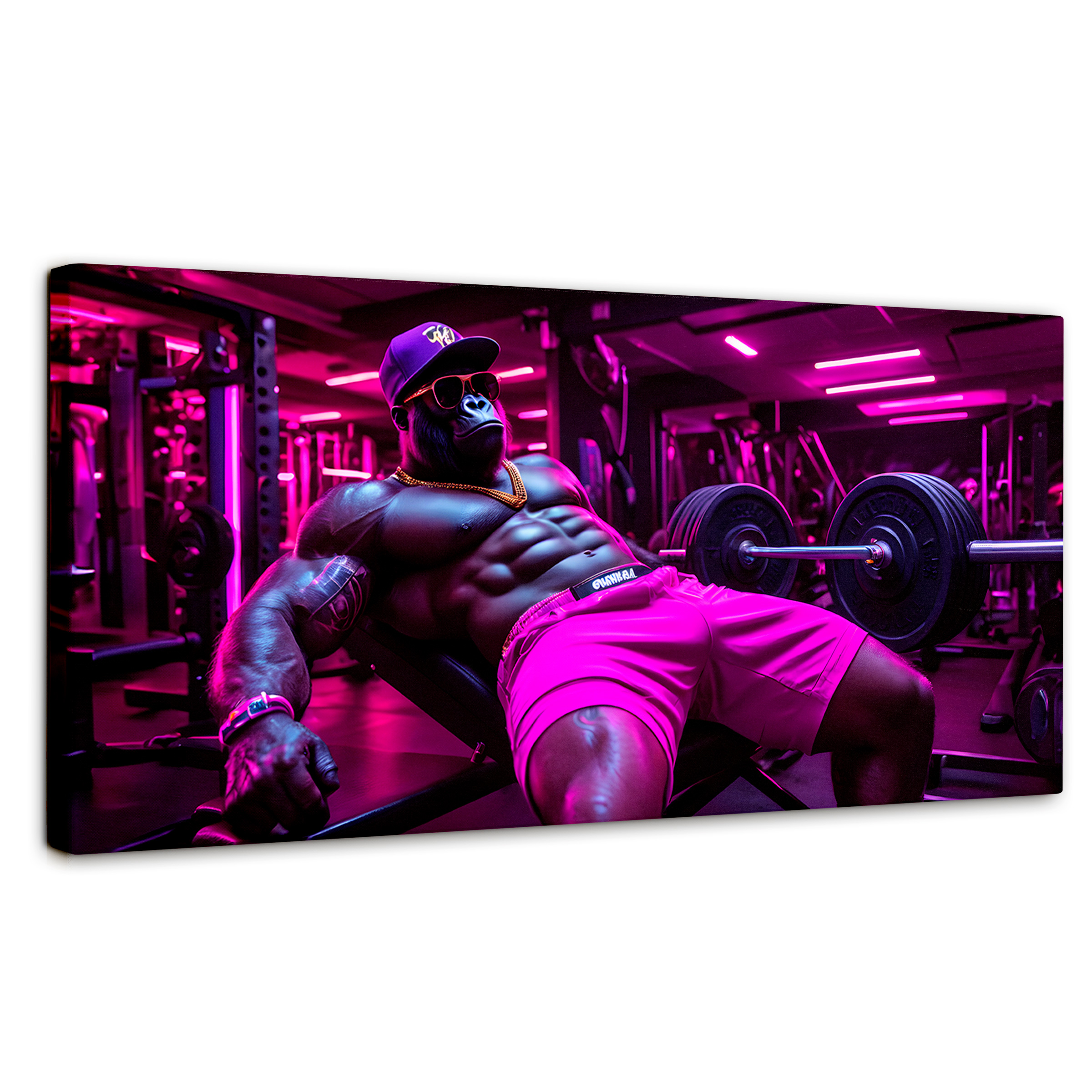 Cuadro Decorativo Canvas Musculatura Salvaje 120x60