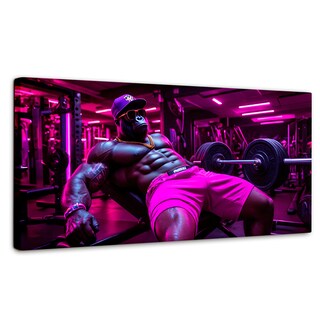 Foto 1 | Cuadro Decorativo Canvas Musculatura Salvaje 120x60