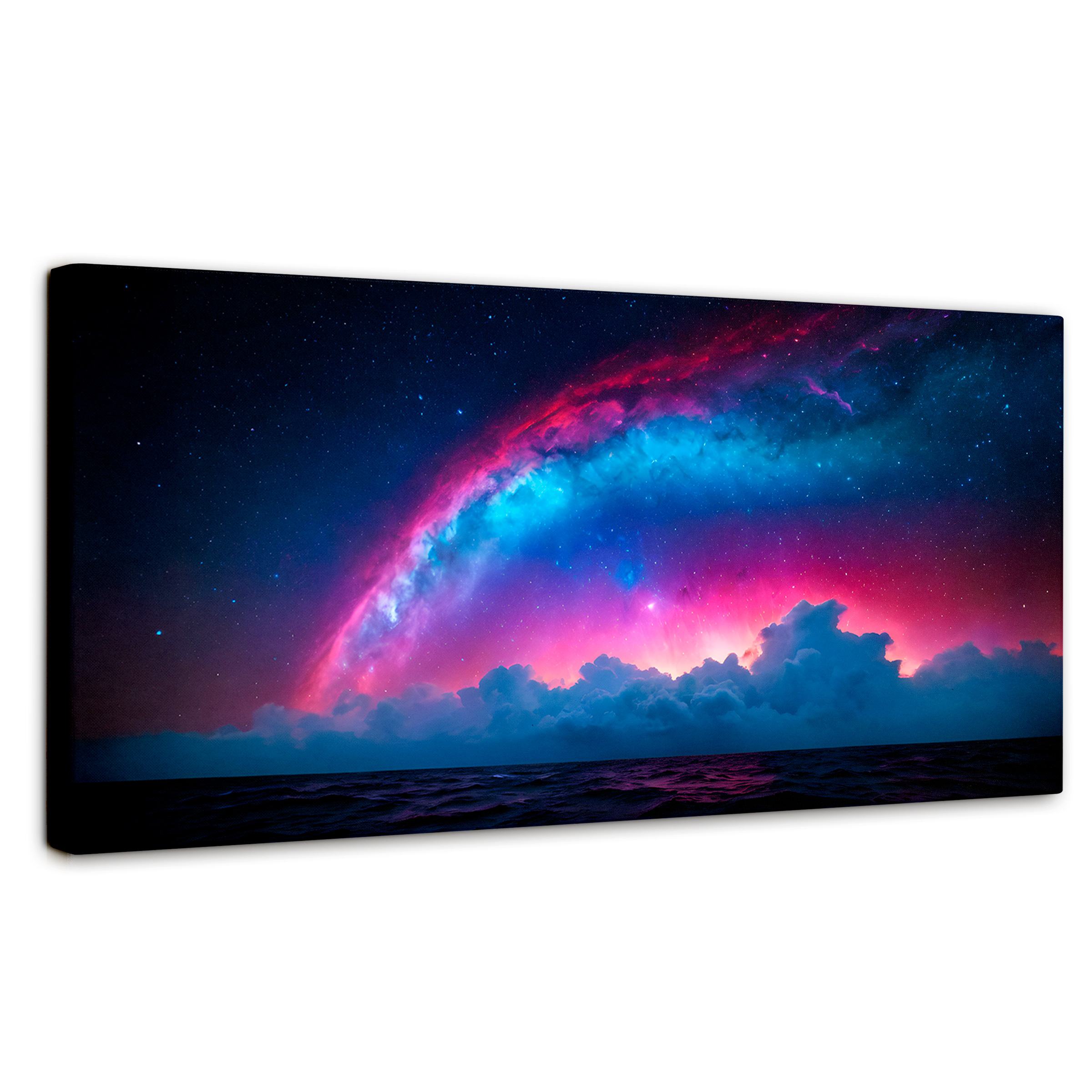 Cuadro Decorativo Canvas Nebulosa Celestial 160x80