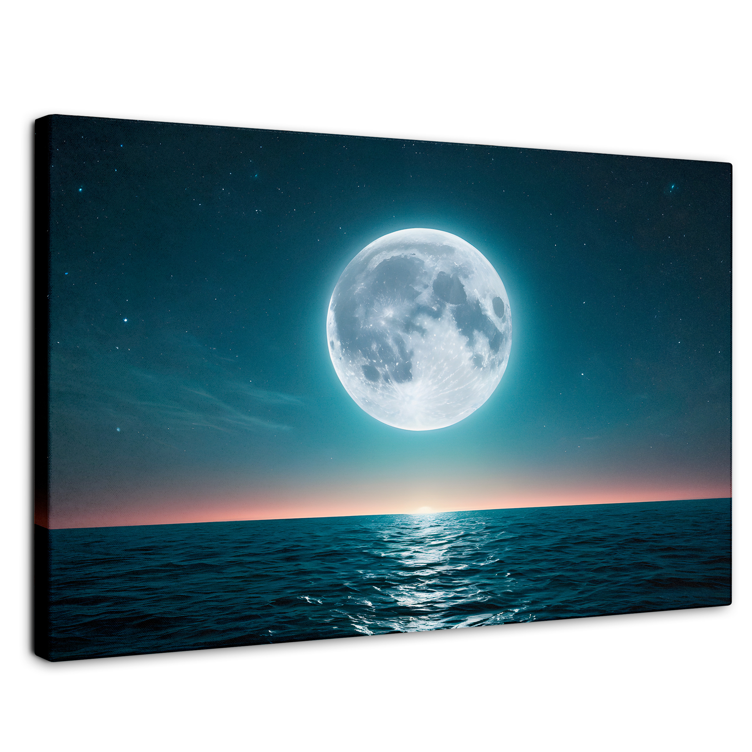 Cuadro Decorativo Canvas Reflejos Lunares 90x60