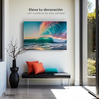 Foto 3 | Cuadro Decorativo Canvas Esplendor Oceánico 90x60