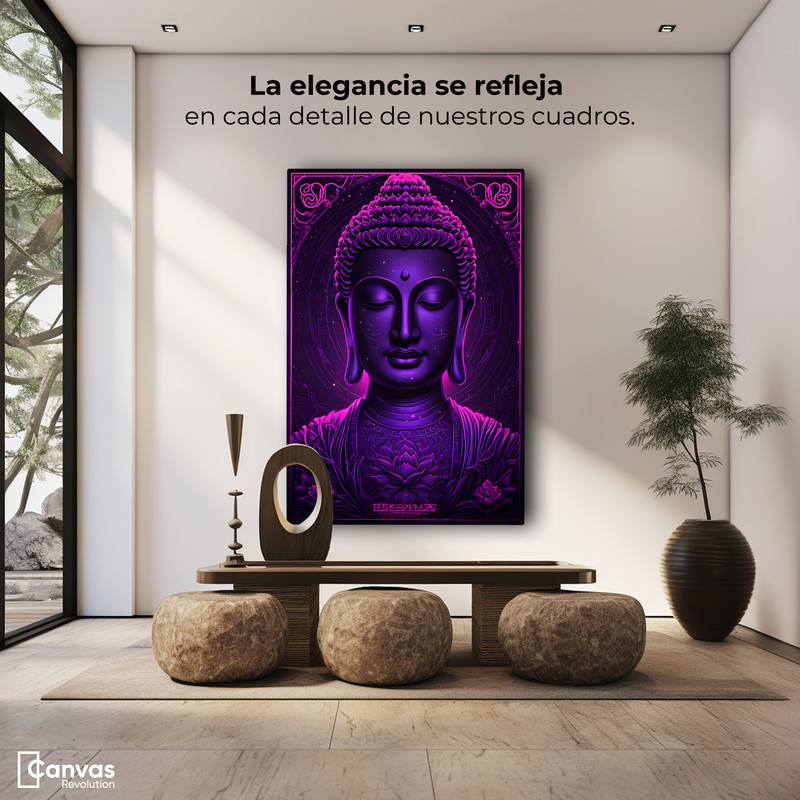 Foto 4 pulgar | Cuadro Decorativo Canvas Buda Armonía Sagrada 60x90