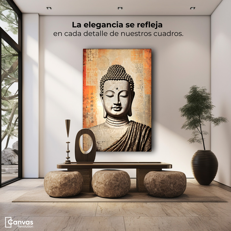 Foto 4 pulgar | Cuadro Decorativo Canvas Buda Esencia Divina 60x90