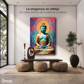 Foto 3 | Cuadro Decorativo Canvas Revolution Buda Calma Purnima 60 x 90 cm