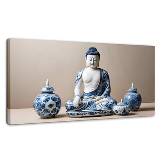 Foto 1 | Cuadro Decorativo Canvas Buda Armonía Porcelana 160x80