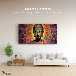 Foto 2 | Cuadro Decorativo Canvas Buda Jardín Sueños 160x80