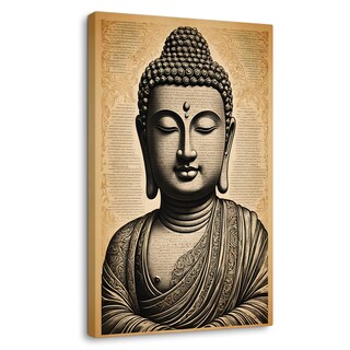 Foto 1 | Cuadro Decorativo Canvas Revolution Buda Equilibrio Místico 60 x 90 cm