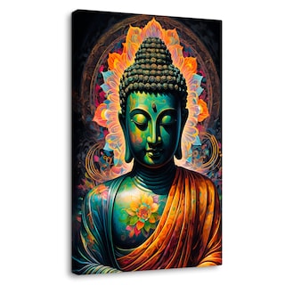 Foto 1 | Cuadro Decorativo Canvas Revolution Flor De Loto Zen 60 x 90 cm