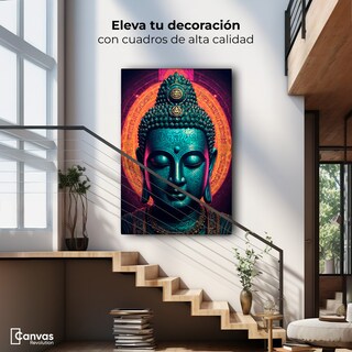 Foto 2 | Cuadro Decorativo Canvas Buda Energía Divina 60x90 cm