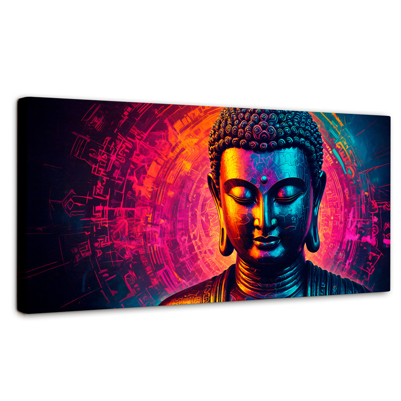 Cuadro Decorativo Canvas Buda Equilibrio Interior 160x80 cm