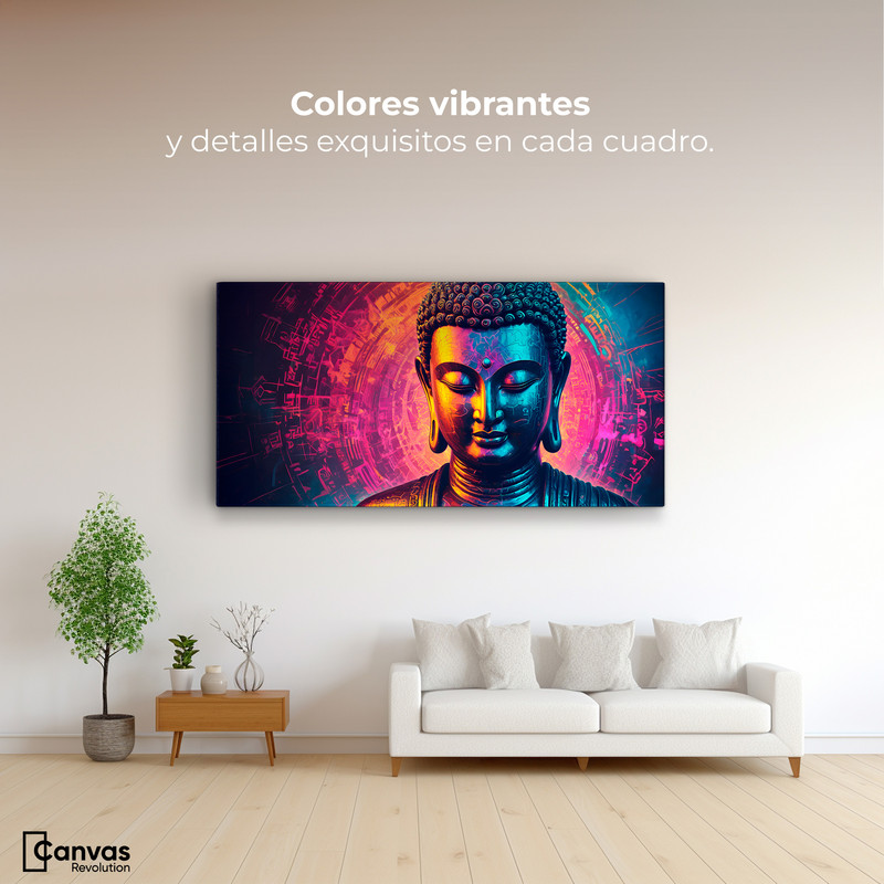 Foto 2 | Cuadro Decorativo Canvas Buda Equilibrio Interior 160x80 cm