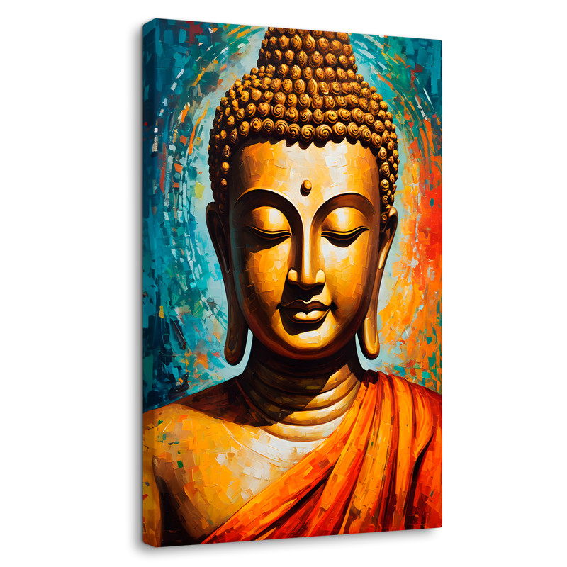Cuadro Decorativo Canvas Buda Ecos Eternidad 60x90