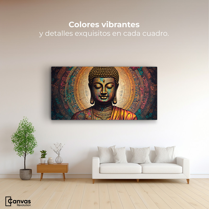 Foto 3 pulgar | Cuadro Decorativo Canvas Alma Zen Reflejos 160x80