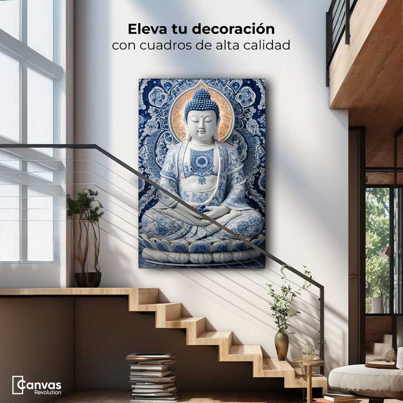 Foto 3 pulgar | Cuadro Decorativo Canvas Buda Quietud 60x90
