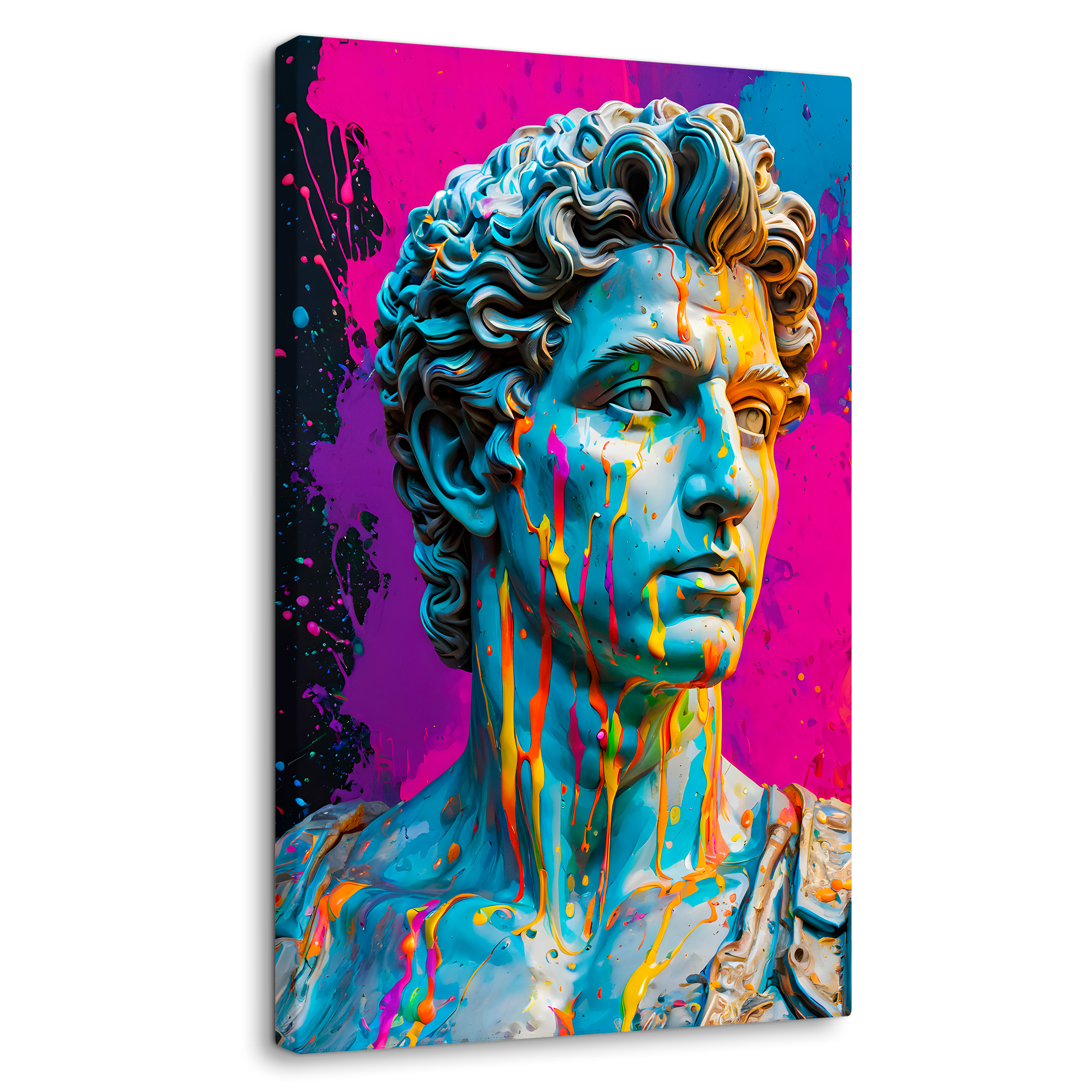 Cuadro Decorativo Canvas Rostro Ancestral 60x90