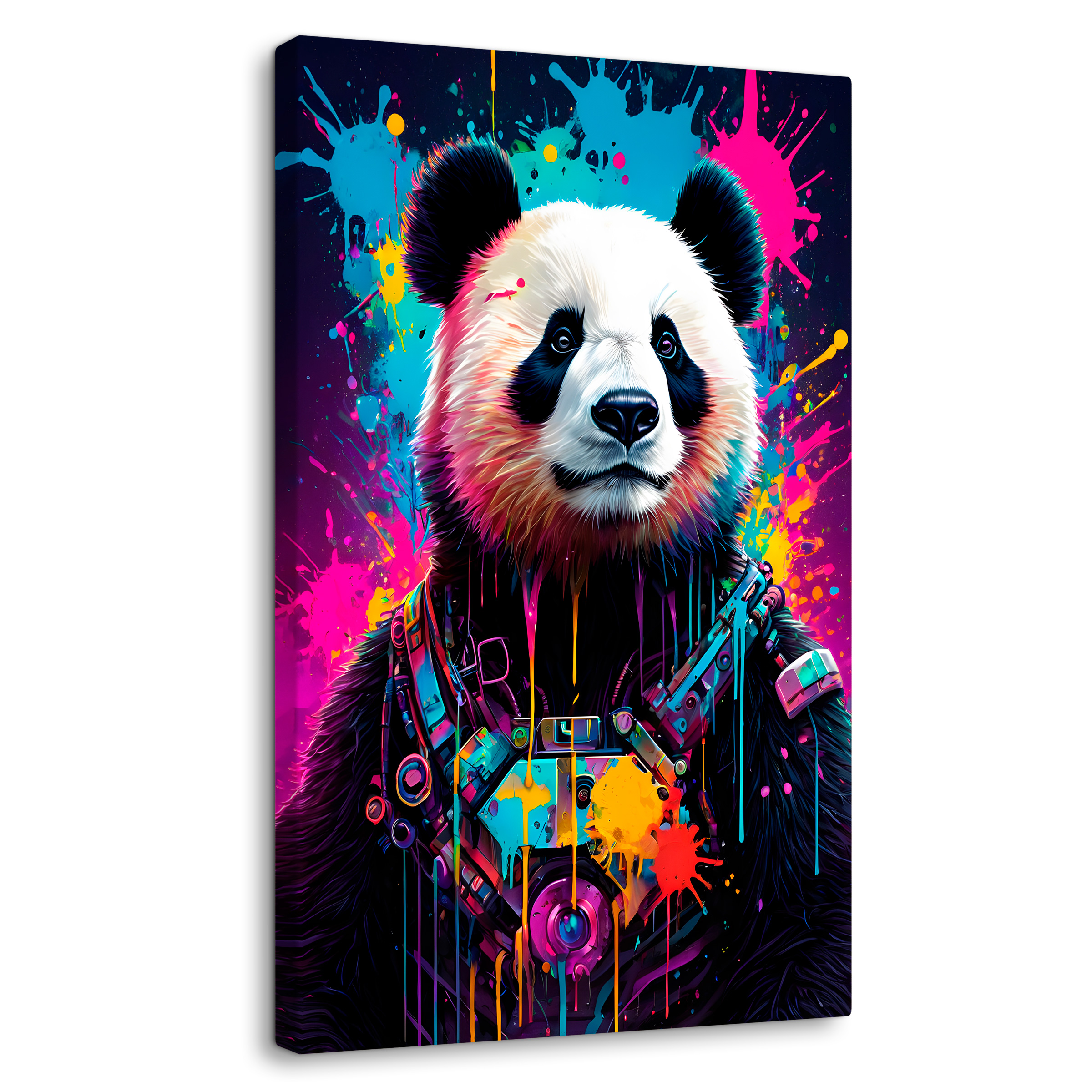Cuadro Decorativo Canvas Panda Tecnoarte 60x90