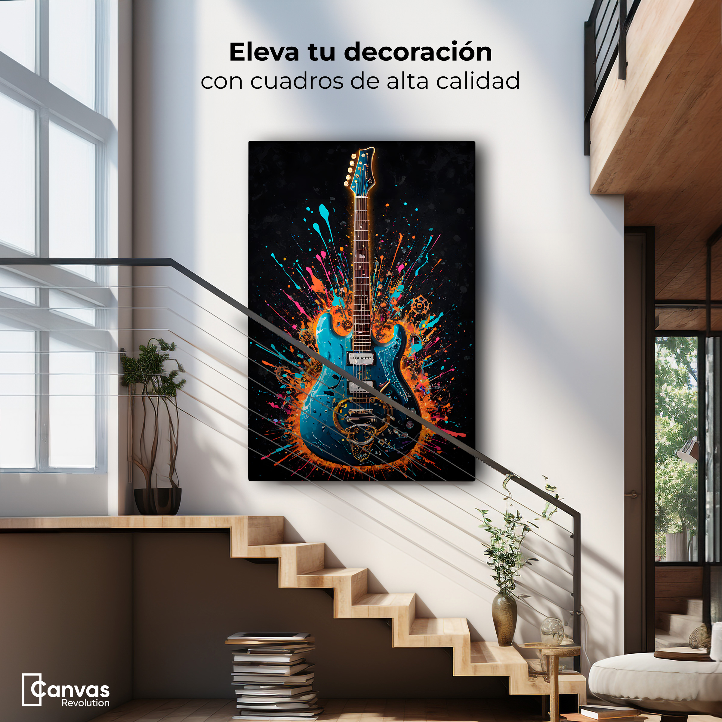 Foto 3 pulgar | Cuadro Decorativo Canvas Armonía Metálica 60x90