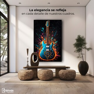 Foto 3 | Cuadro Decorativo Canvas Armonía Metálica 60x90