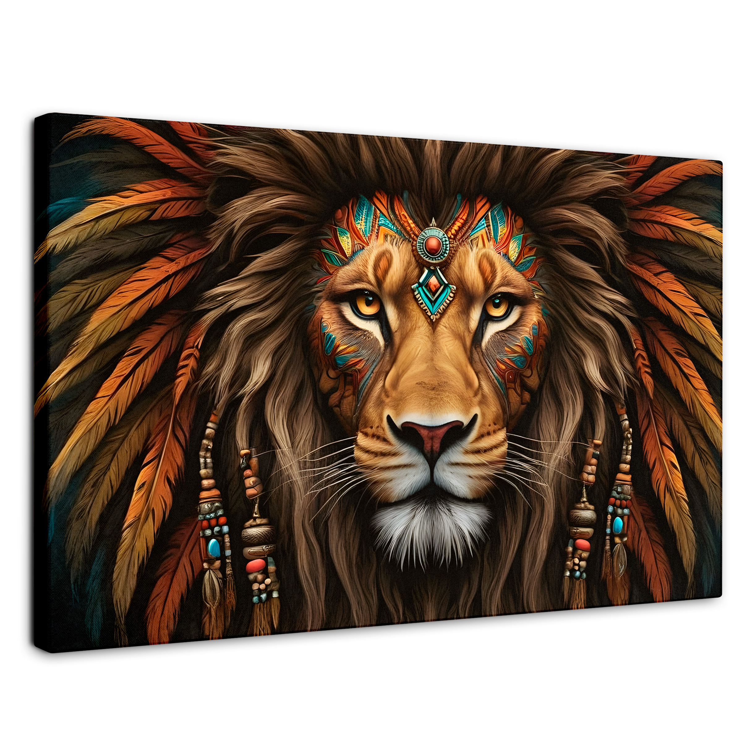 Cuadro Decorativo Canvas Realeza Salvaje 90x60