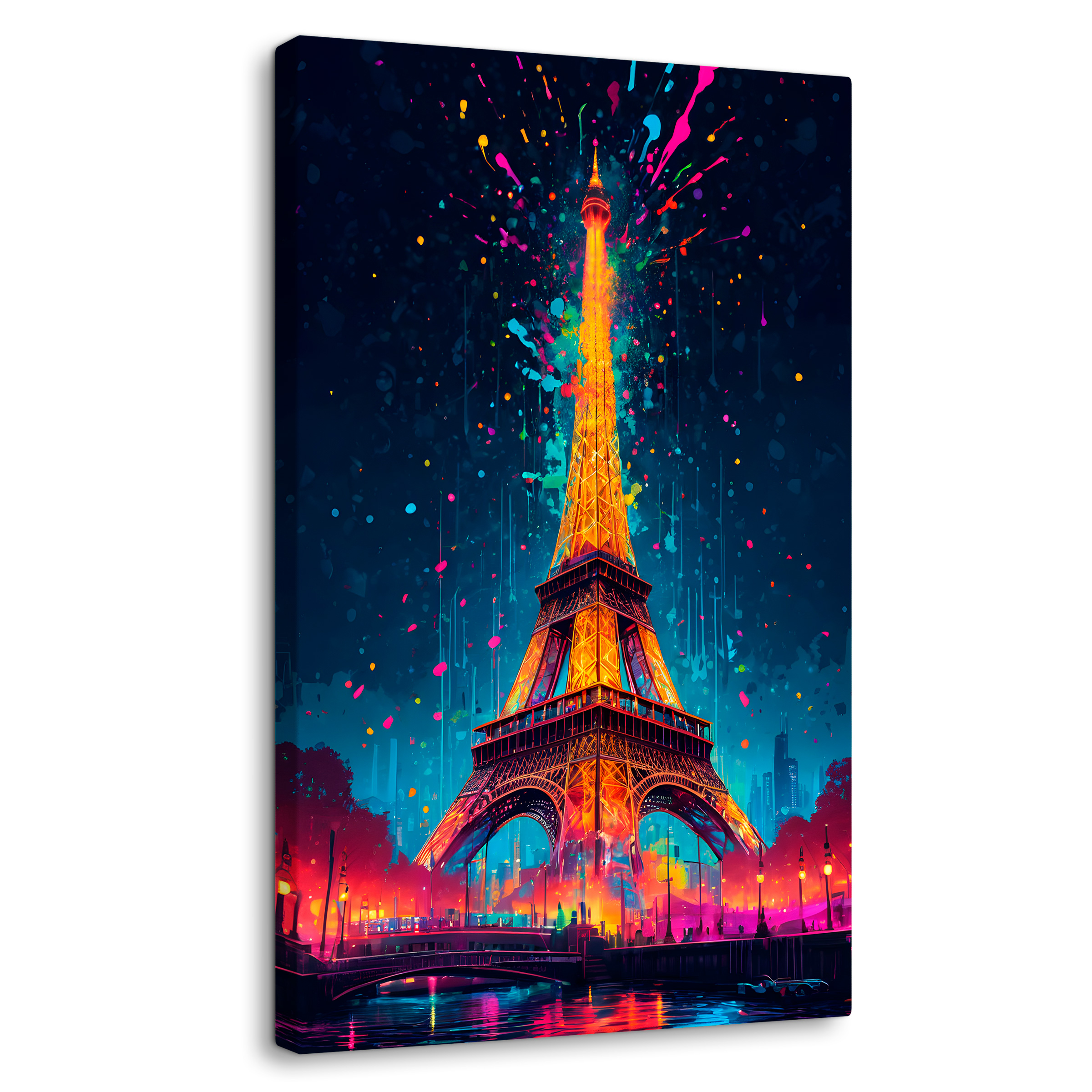 Cuadro Decorativo Canvas Destellos París 60x90
