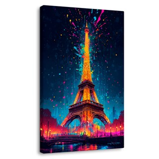 Foto 1 | Cuadro Decorativo Canvas Destellos París 60x90