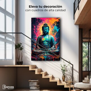 Foto 2 | Cuadro Decorativo Canvas Esencia Zen Splash 60x90